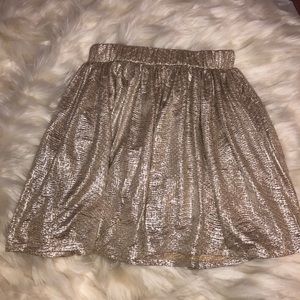 Aeropostale Skirts - Women’s Shimmery Gold Party Skirt Aeropostale Skirts - Women’s Shimmery Gold Party Skirt